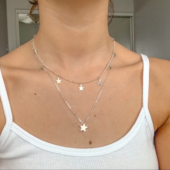 FINAL SALE | star necklace - Picture 2 of 2